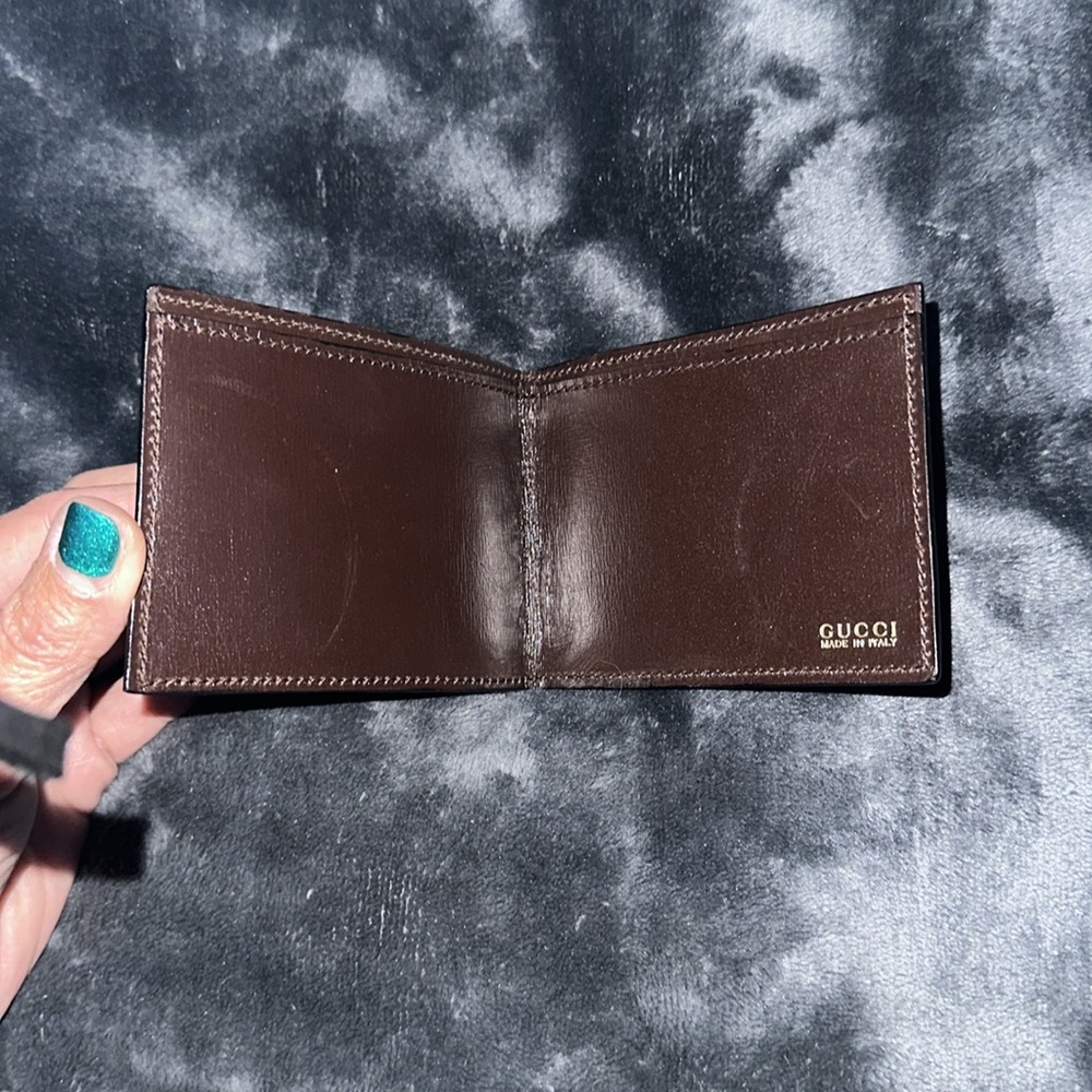 Gucci Brown Leather bifold Wallet - Picture 3 of 7
